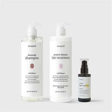 シンプリオ スカルプ シャンプー トリートメント セラム ヘアケアセット Wild Flower 500ml