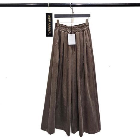 パンツ　ブラウン