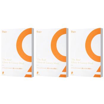 【数量限定68％オフ】 ナインテイルズ リアル グロウリー＆ラグジュアリー マスク　3箱セット